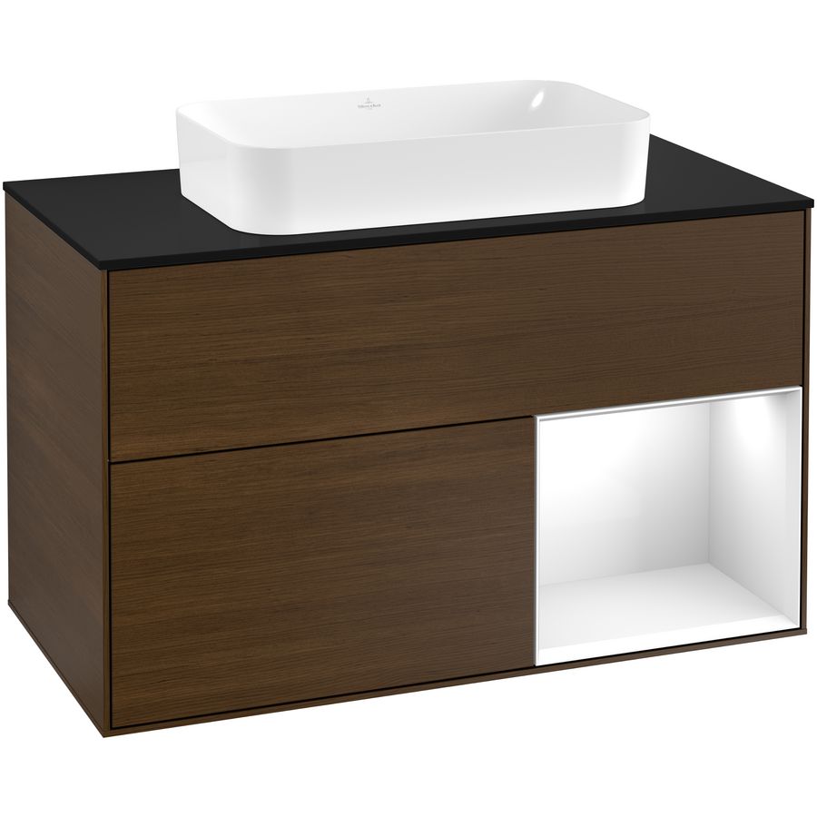 Wastafelonderkast Finion 1000x603x501mm W.Veneer F252GFGN