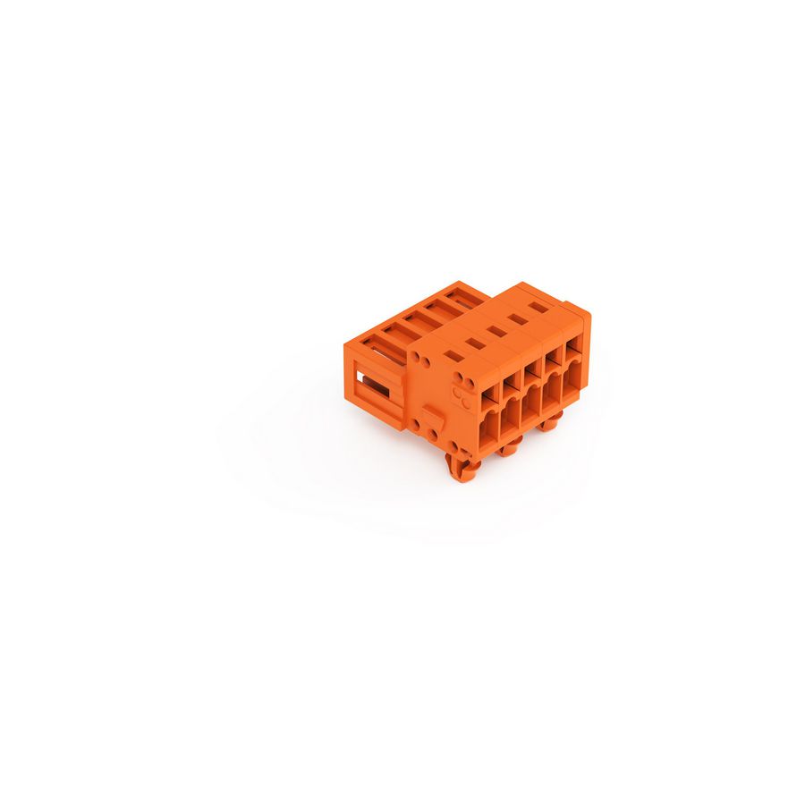 1-draads male steker 1,5mm² oranje 734-335/018-000 VVE=100