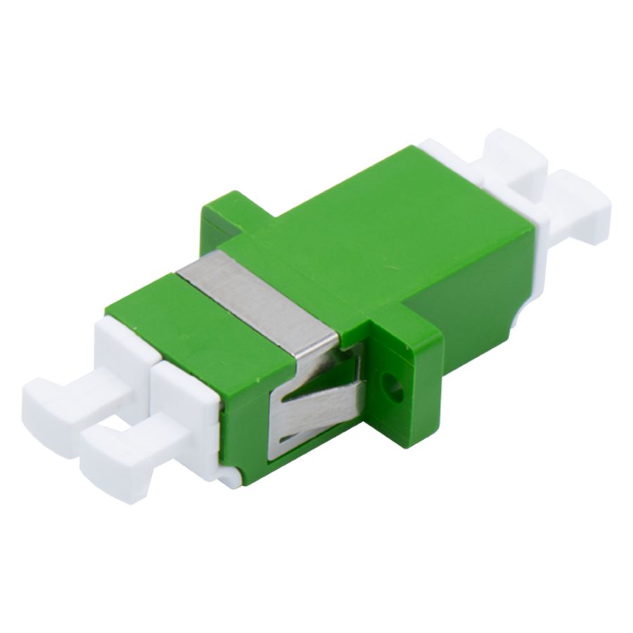 LC/APC ADAPTOR DUPLEX SM OS2 Green