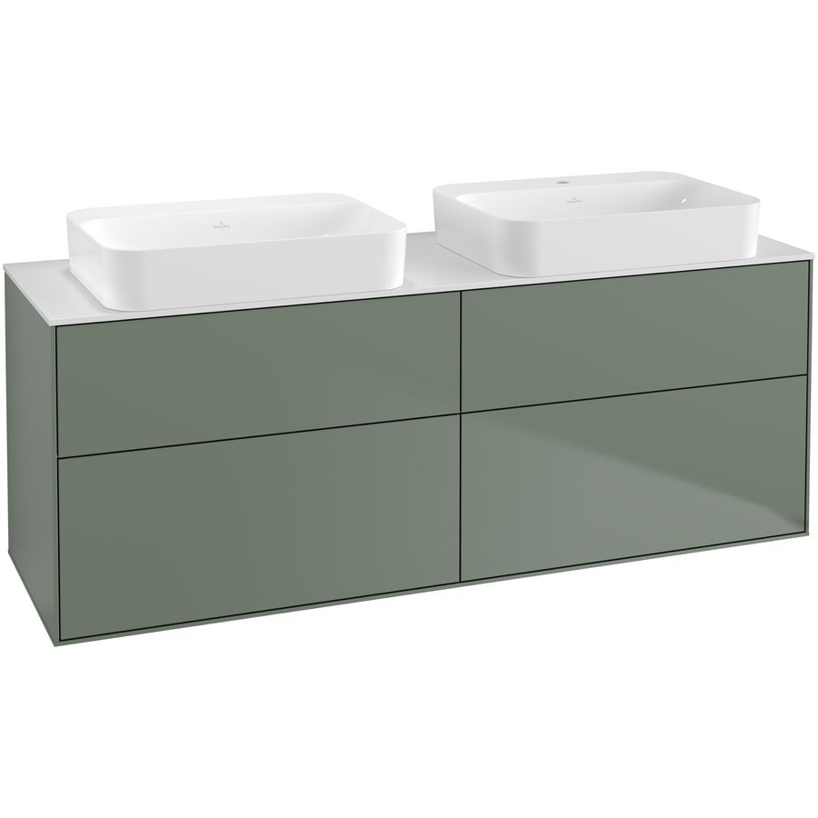 Wastafelonderkast Finion 1600x603x501mm Olive Matt Lacquer G72100GM