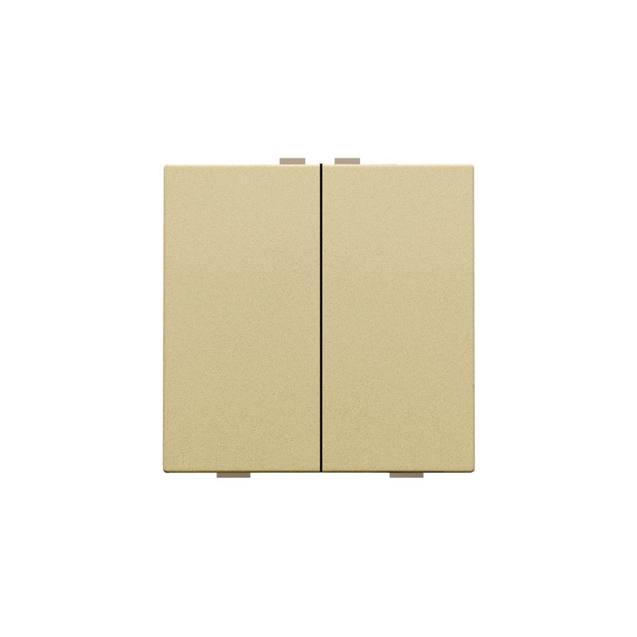 2-voudige drukknop Home Control gold coated