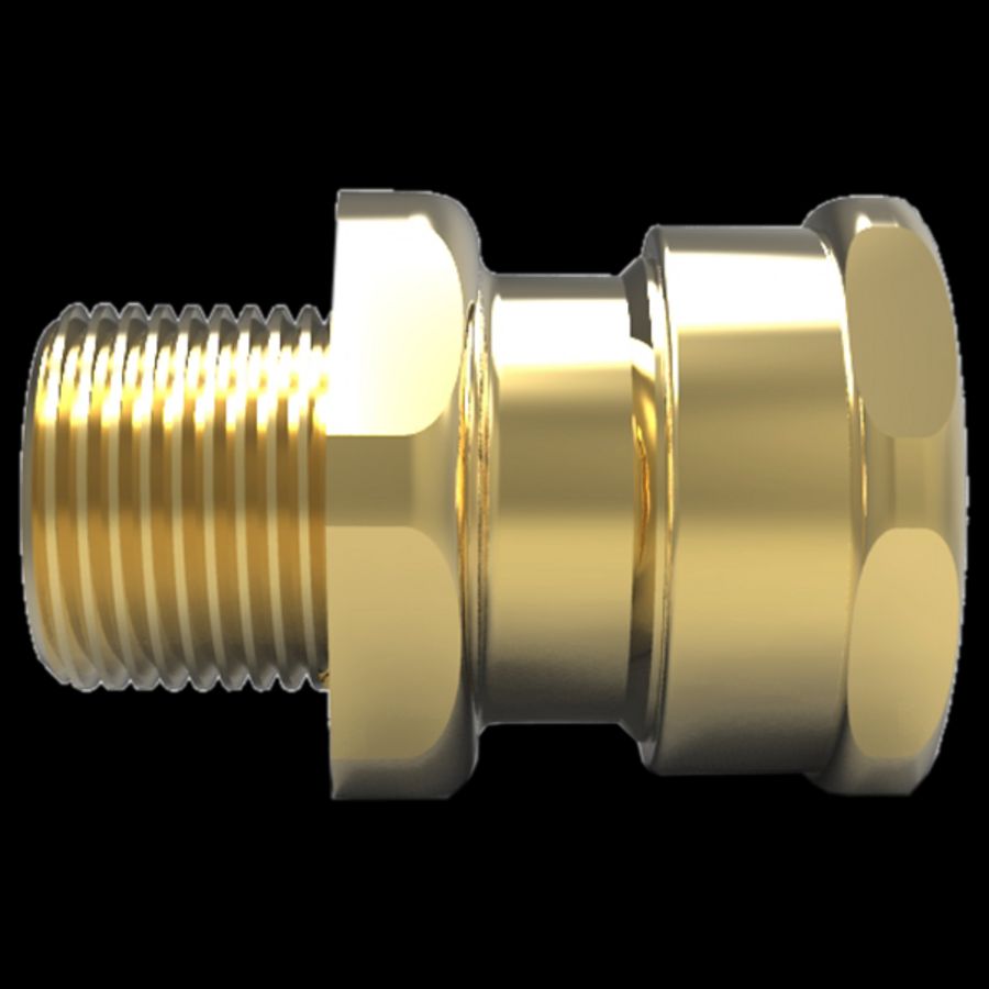 Kabelwartel messing ongearmeerde kabel M20-Os