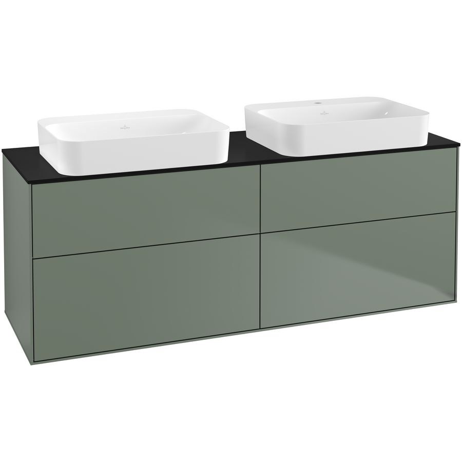 Wastafelonderkast Finion 1600x603x501mm Olive Matt Lacquer G72200GM