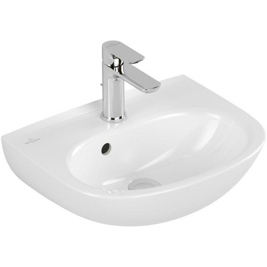 O.novo fontein met kraangat zonder overloop 450x360mm wit alpin c+