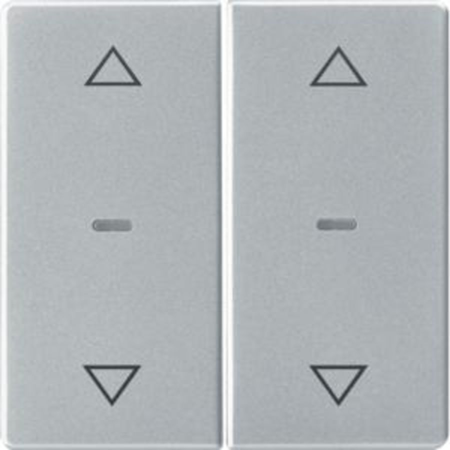 Drukknopmodule afdekking 2-v pijlsymbool berker Q.1/Q.3/Q.7
