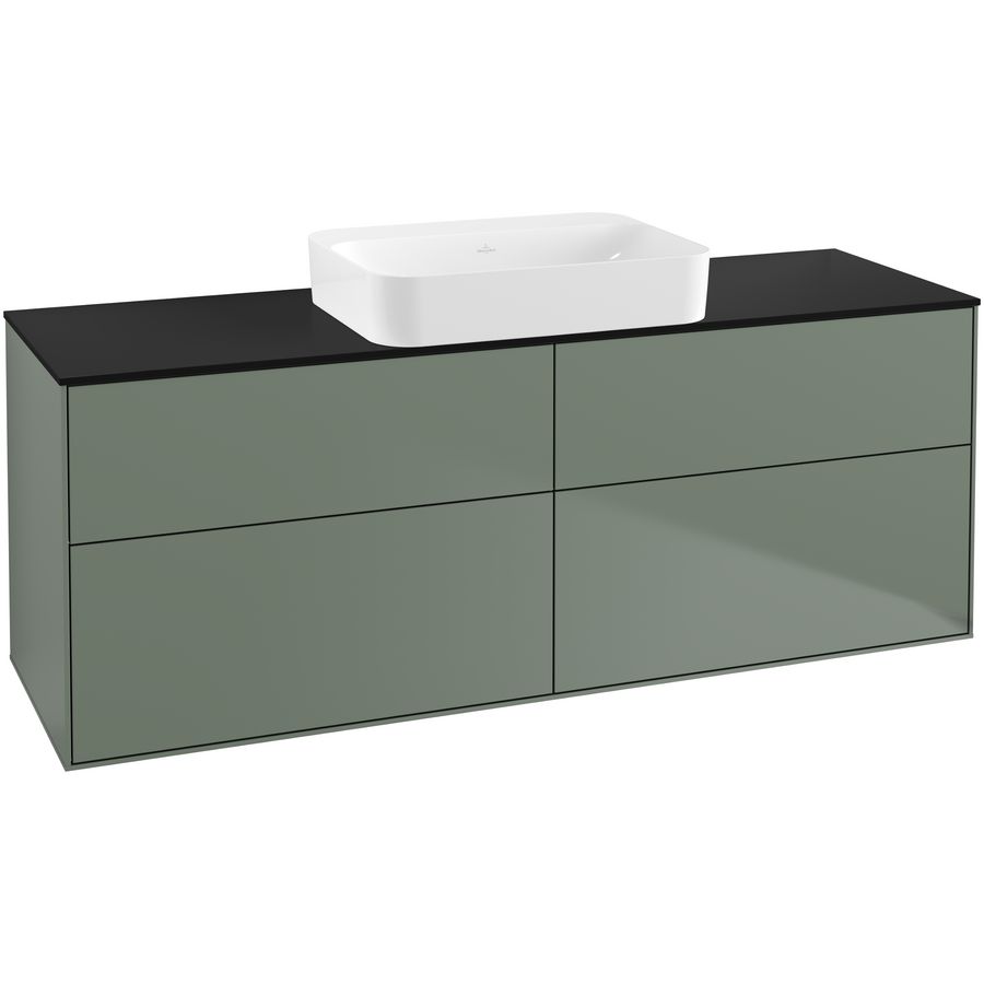 Wastafelonderkast Finion 1600x603x501mm Olive Matt Lacquer G73200GM