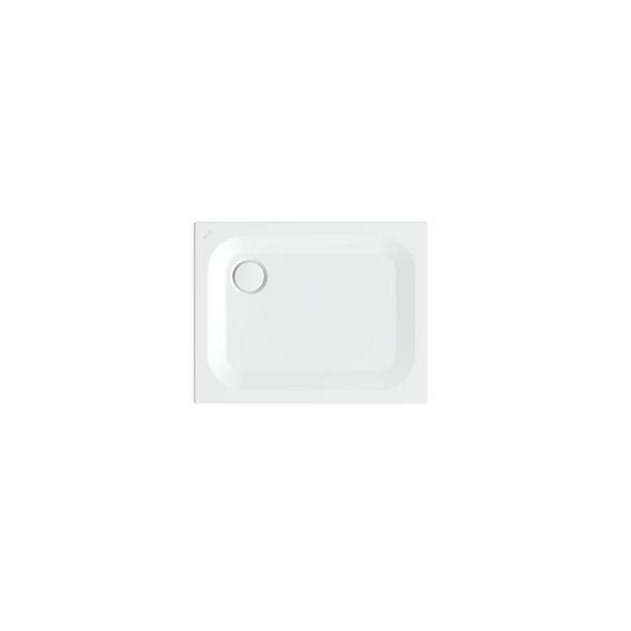 Douchebak geglazuurd staal BetteUltra 900x700x25mm wit AS antislip Sense afvoer Ø90mm