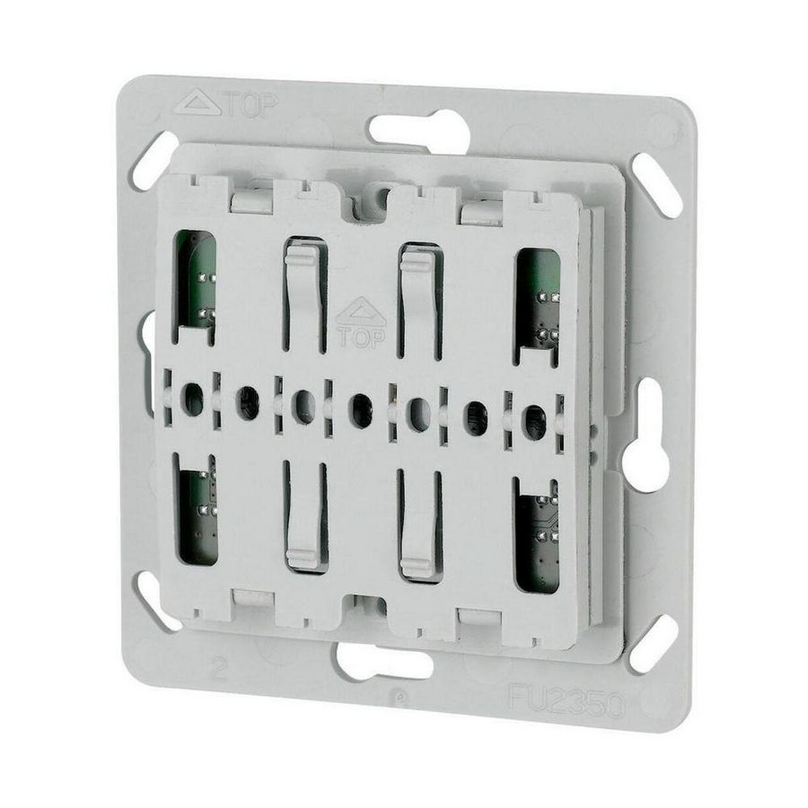 Pulsdrukker 55x55mm 1-voudig zonder LED