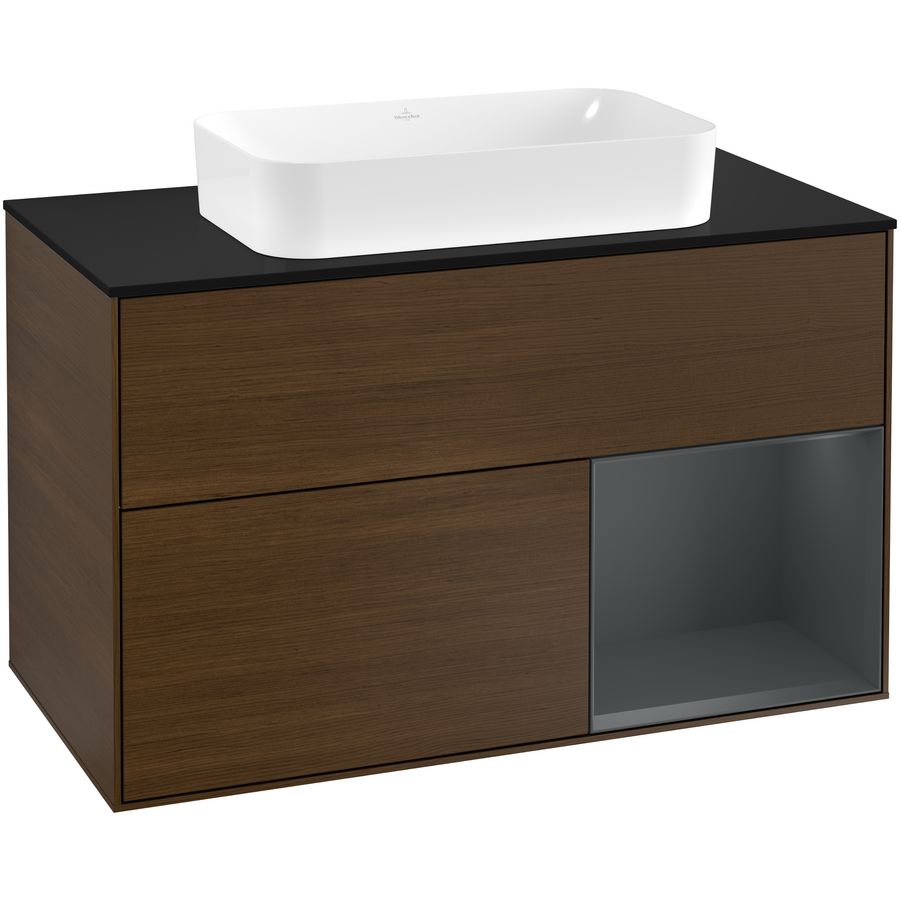 Wastafelonderkast Finion 1000x603x501mm W.Veneer F252HGGN
