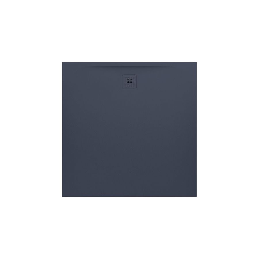 Douchevloer 1200x1200mm vierkant antraciet Marbond composiet afvoer aan zijde