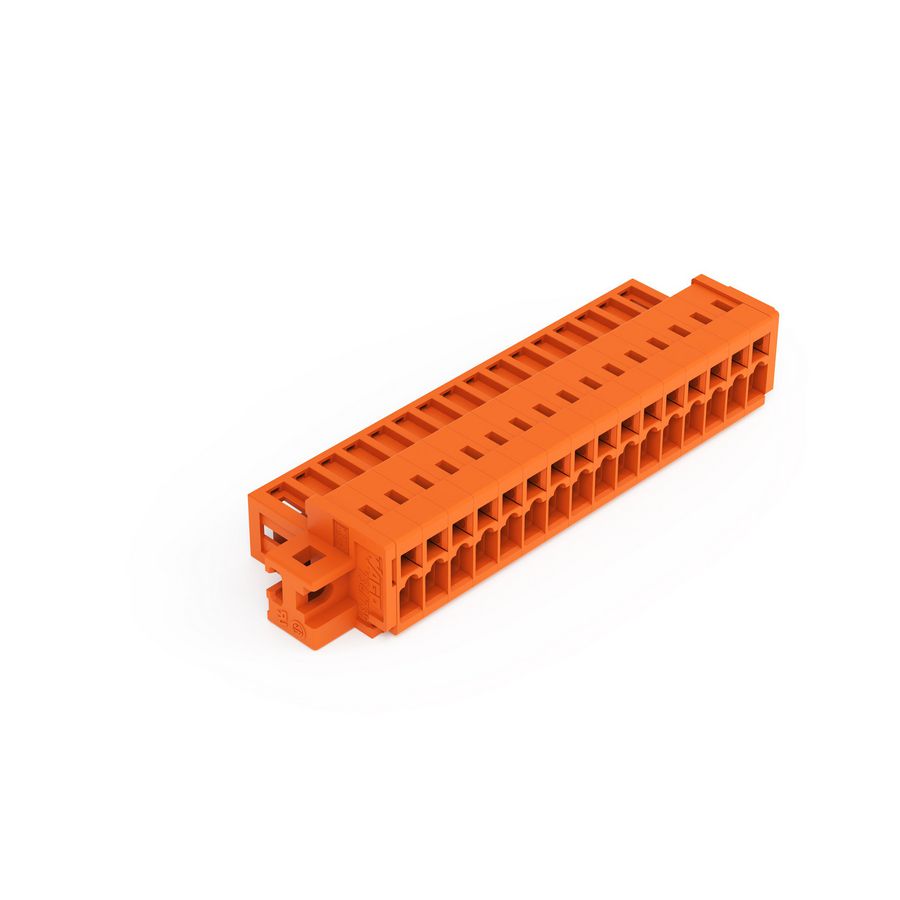 1-draads male steker 1,5mm² oranje 734-346/019-000 VVE=25