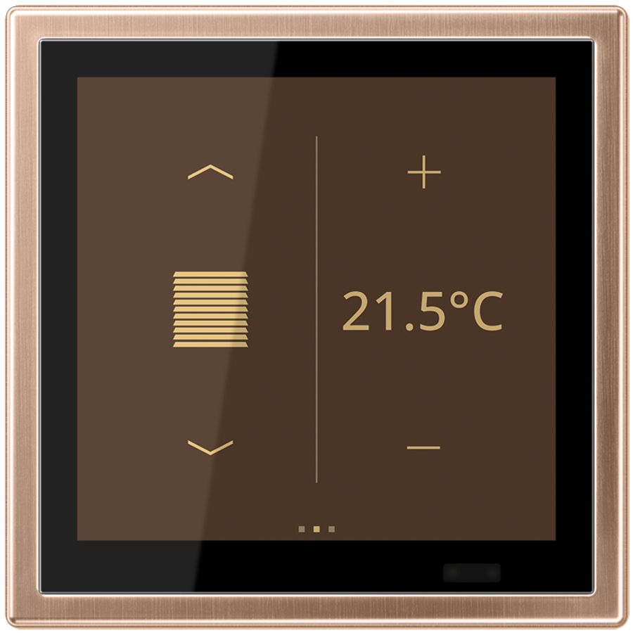KNX LS Touch ruimtecontroller brons
