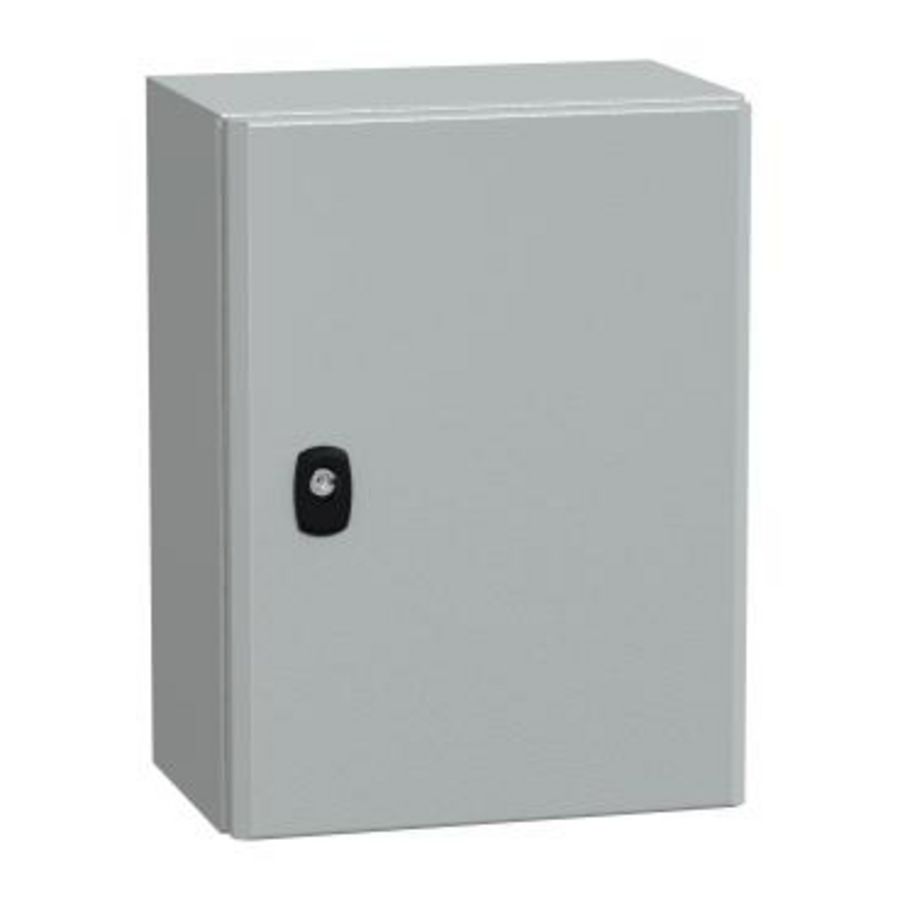 Kast Volle deur Montageplaat 300x250x150mm IP66 Spacial S3D