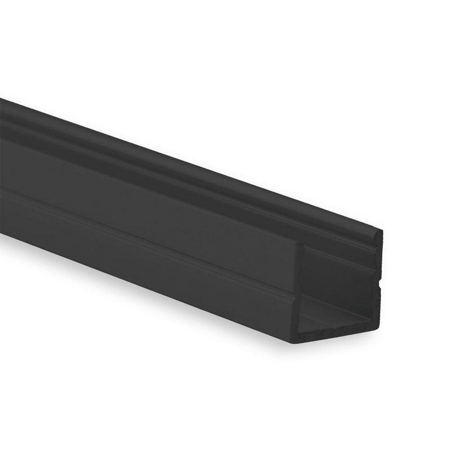 LED profiel PO16 L=2mtr. zwart RAL9005