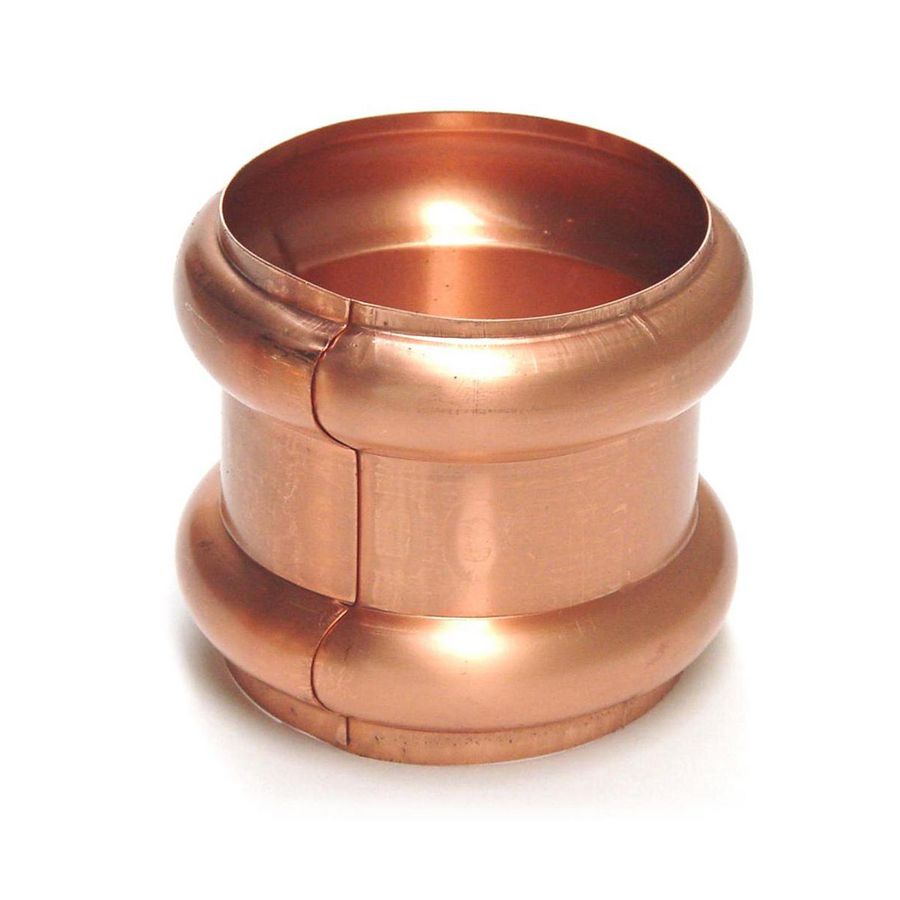 Koperen HWA overschuifwrong 60mm dubbel