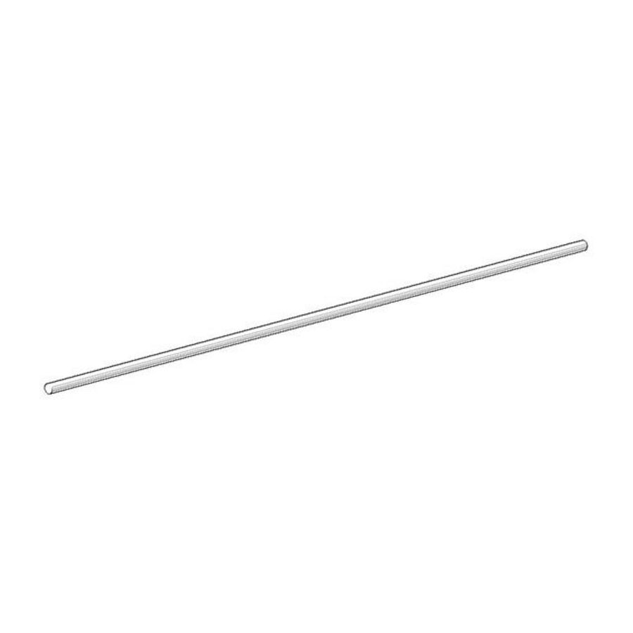 Trekstang v. afvoer. 6x425mm Dark Platinum gebors.