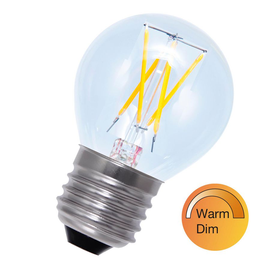 LED-lamp G45 WarmDim FIL E27 3.5W (26W) 270-80lm 927-919 CL