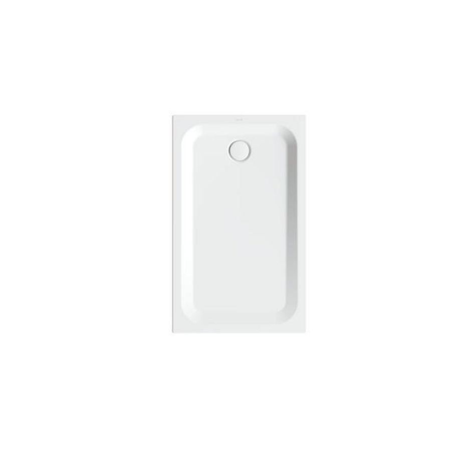 Douchebak geglazuurd staal BetteUltra 1300x800x35mm wit AS antislip Sense afvoer Ø90mm