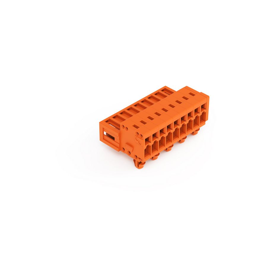 1-draads male steker 1,5mm² oranje 734-339/018-000 VVE=50