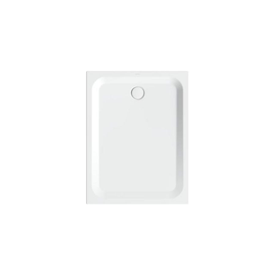 Douchebak geglazuurd staal BetteUltra 1300x1000x35mm wit AS antislip Sense afvoer Ø90mm