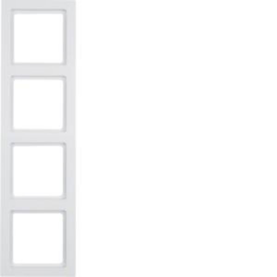 Afdekraam 4-v berker Q.3 polarwit soft-finish