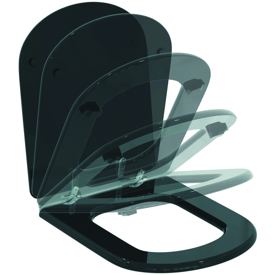 calla zitting en deksel softclose glossy black E2518GB