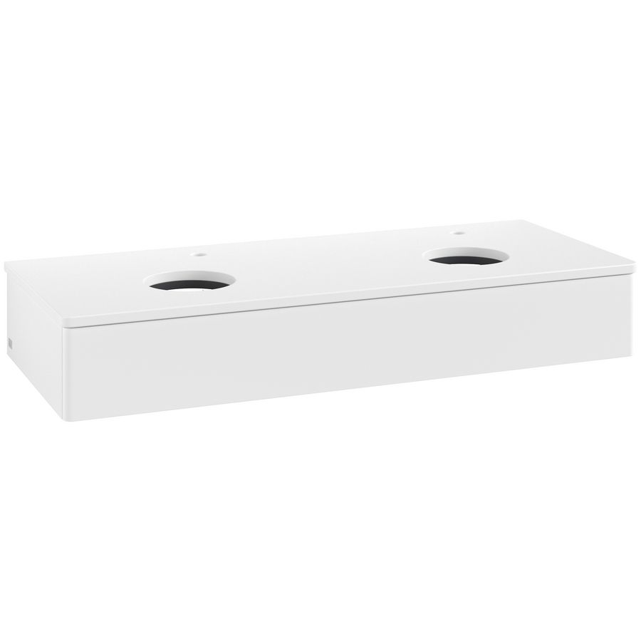 Wastafelonderkast Antao 1200x190x500mm White Matt Lacquer L13050MT
