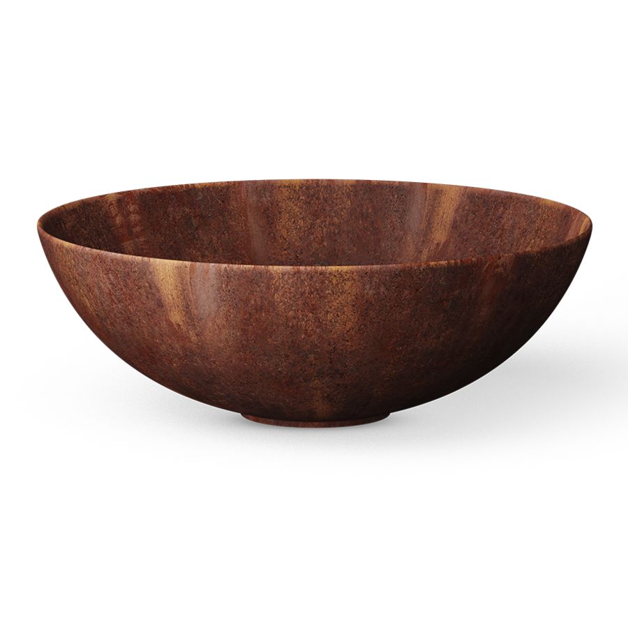 Opzetwaskom CERAMIC RAW Ø400mm kleur Rust