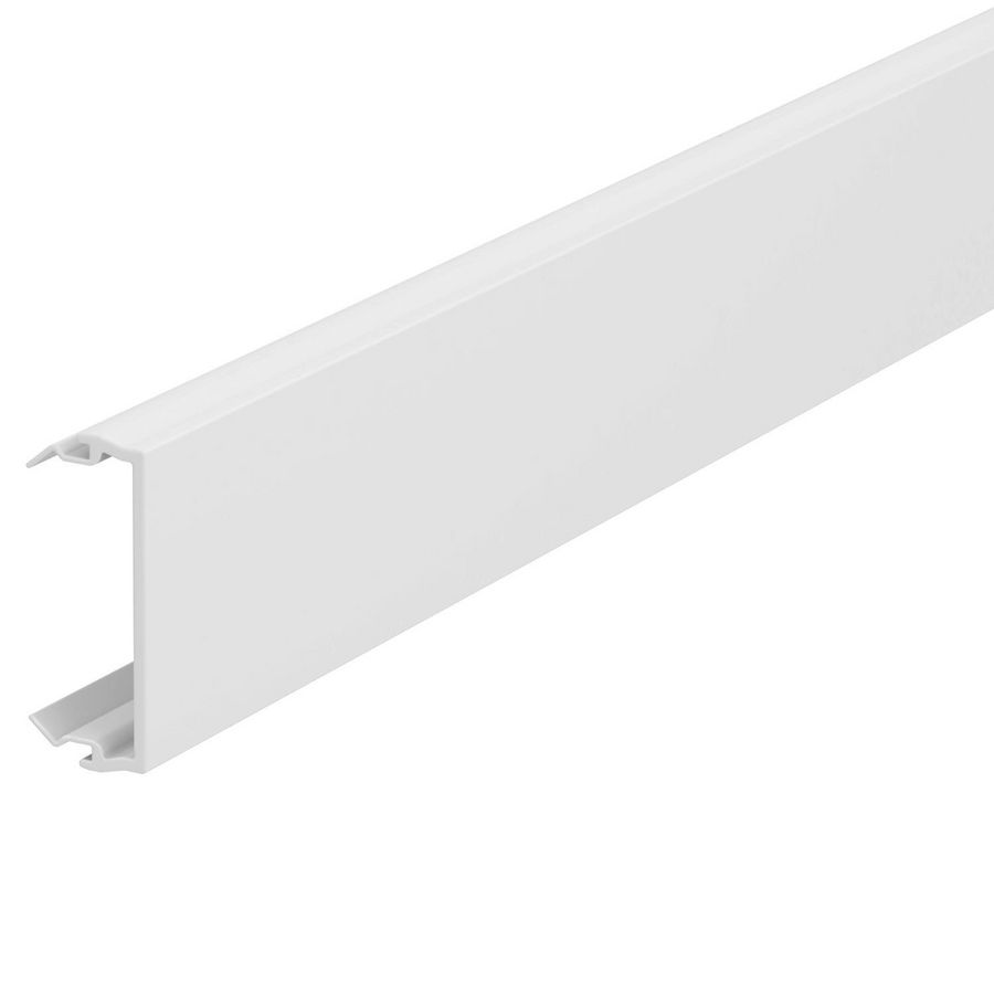 Lengte a 2m. Deksel v.pid 45-2 45 polyvinylch. puur wit