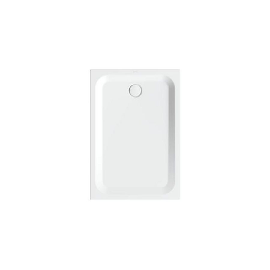 Douchebak geglazuurd staal BetteUltra 1300x900x35mm wit AS antislip Sense afvoer Ø90mm