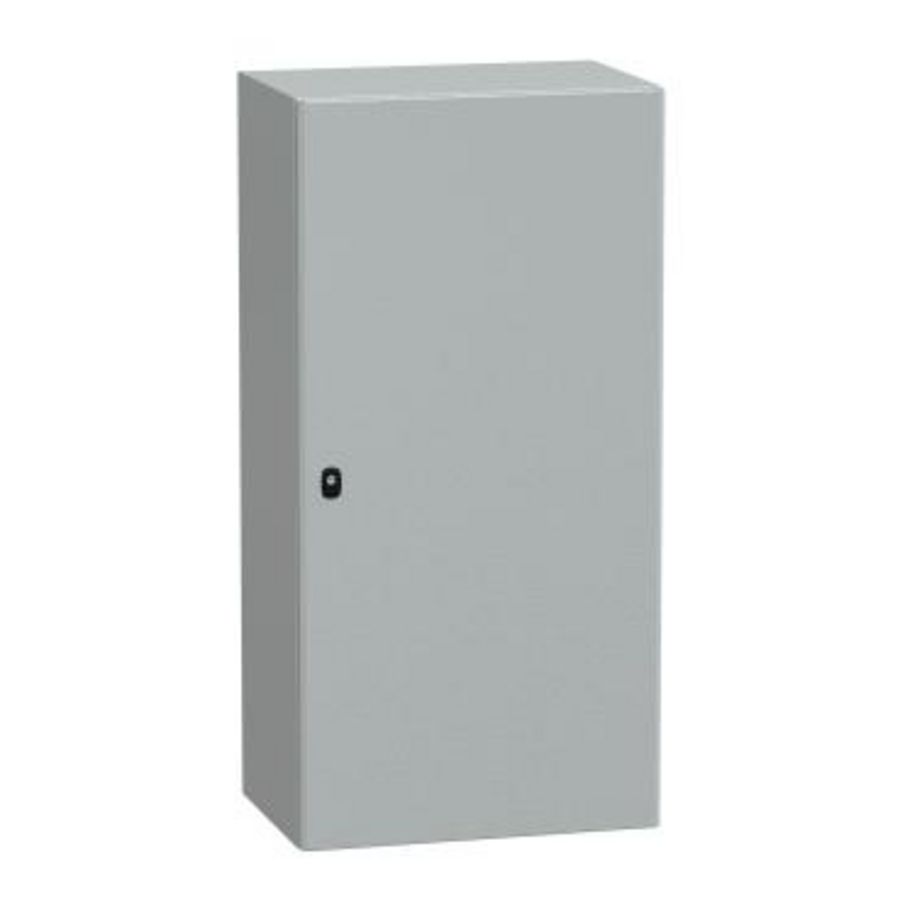 Kast Volle deur 1200x600x400mm IP66 IK10 RAL70 Spacial S3D