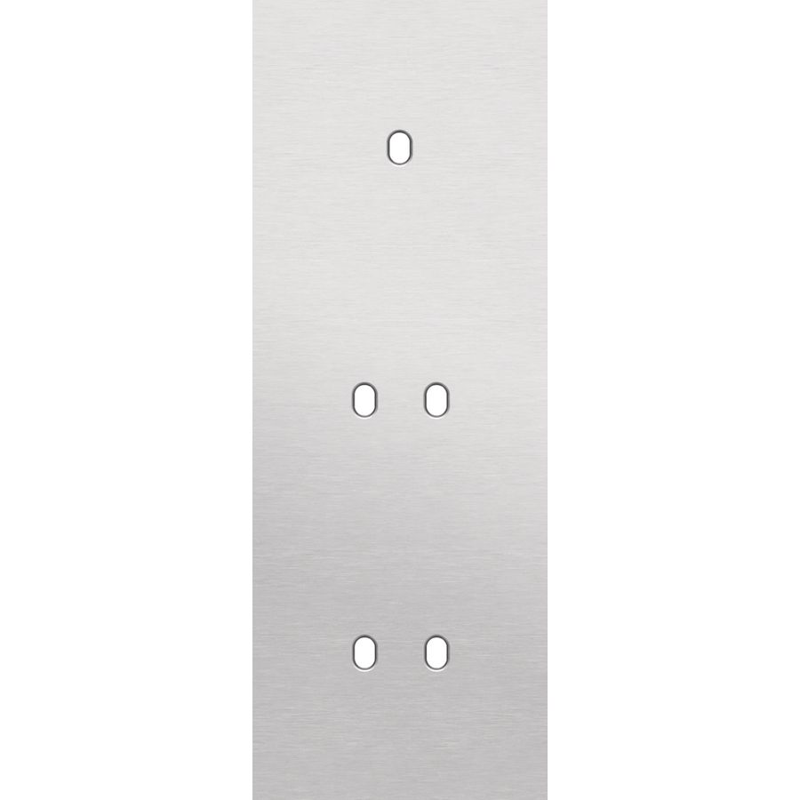 Afdekplaat 3-voud vertic. 71mm centerafst 155-57953