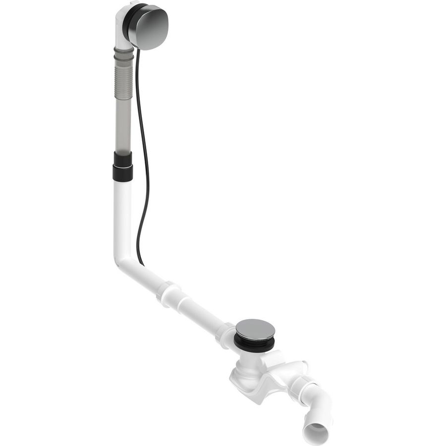 Af- en overloopgarnituur Chroom 400x80x450mm