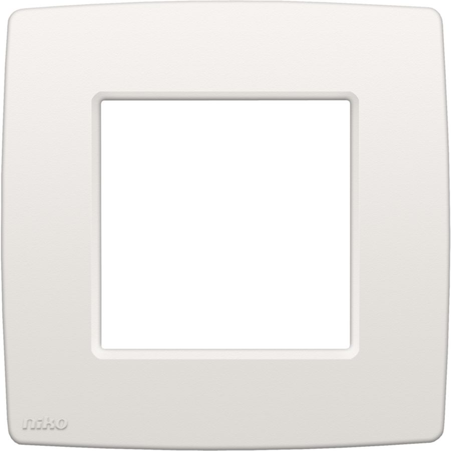 Enkelvoudige afdekplaat Original white