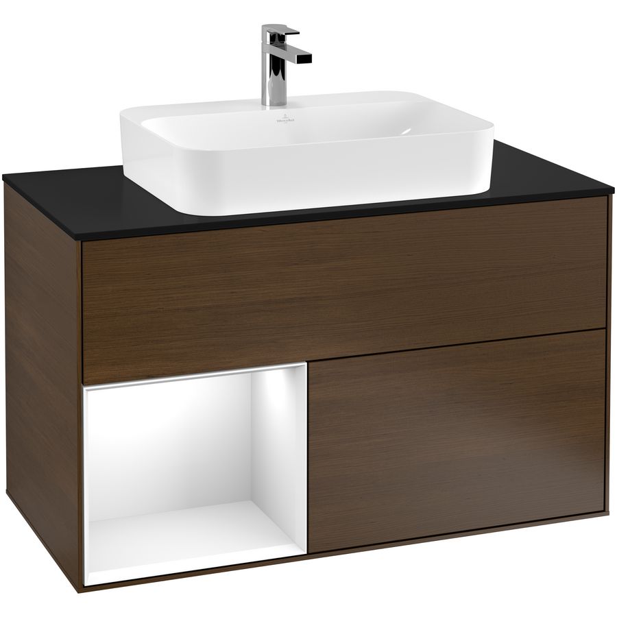 Wastafelonderkast Finion 1000x603x501mm W.Veneer F362GFGN