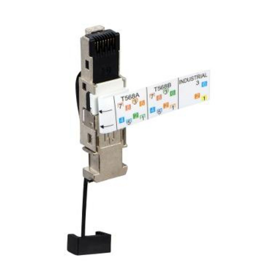 Set a 10st. Robuuste RJ45 connector ConneXium