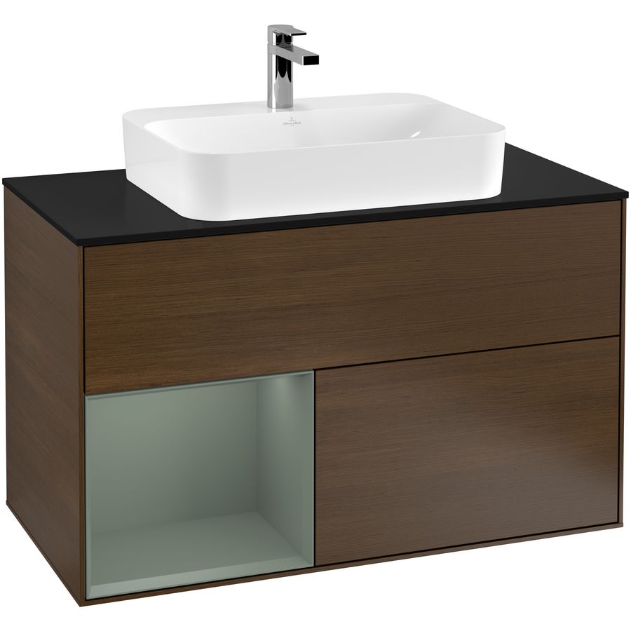Wastafelonderkast Finion 1000x603x501mm W.Veneer F362GMGN
