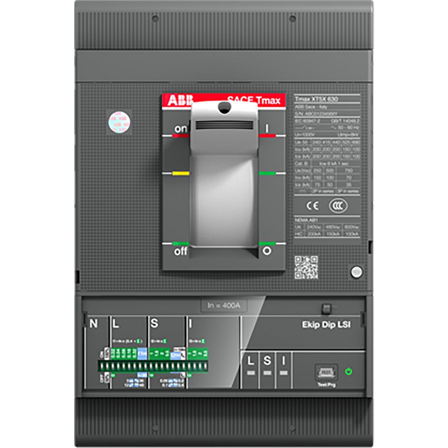 incl. Vermogensautomaat+accesso. 1SDA100491R1 XT5H 630 Ekip