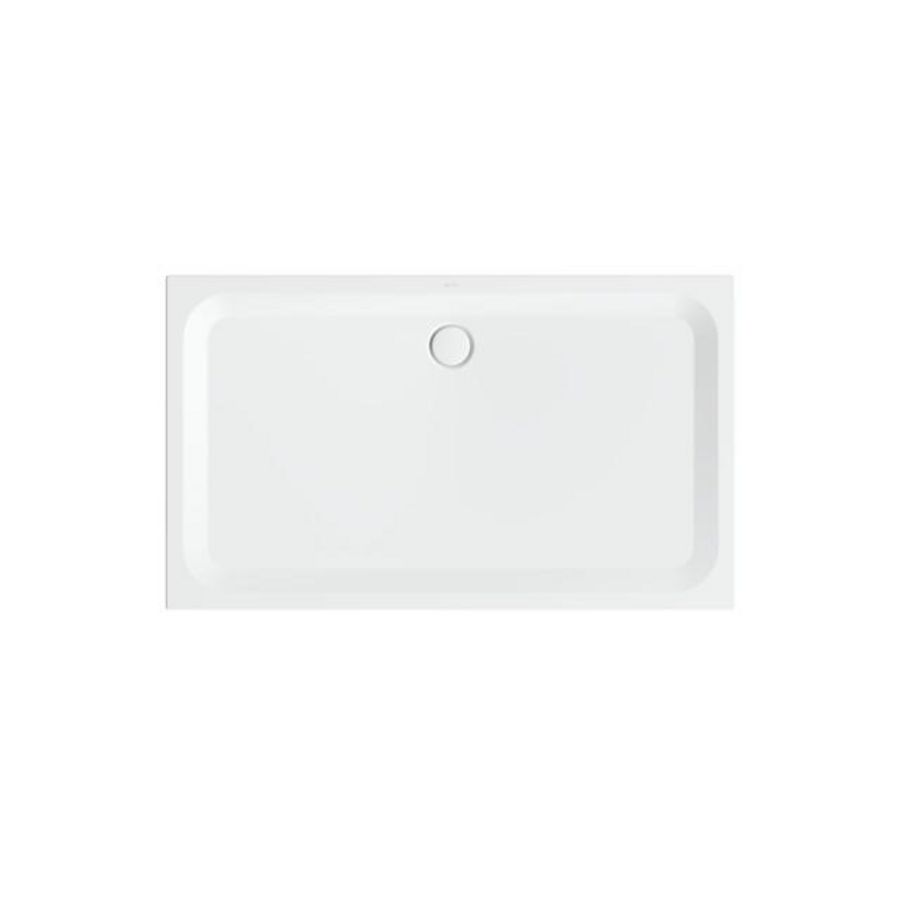 Douchebak geglazuurd staal BetteUltra 1700x1000x35mm wit AS antislip Sense afvoer Ø90mm
