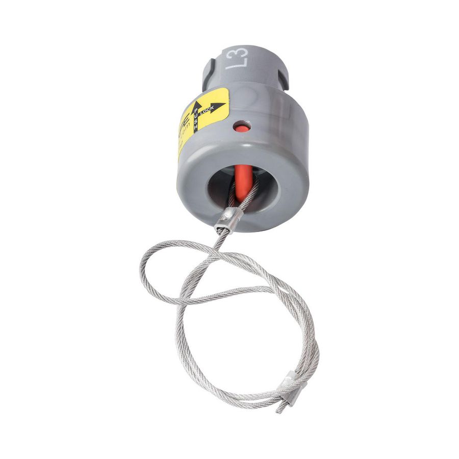 Water-/stofdichte kap Line Source L3 grijs IP67 Powersafe