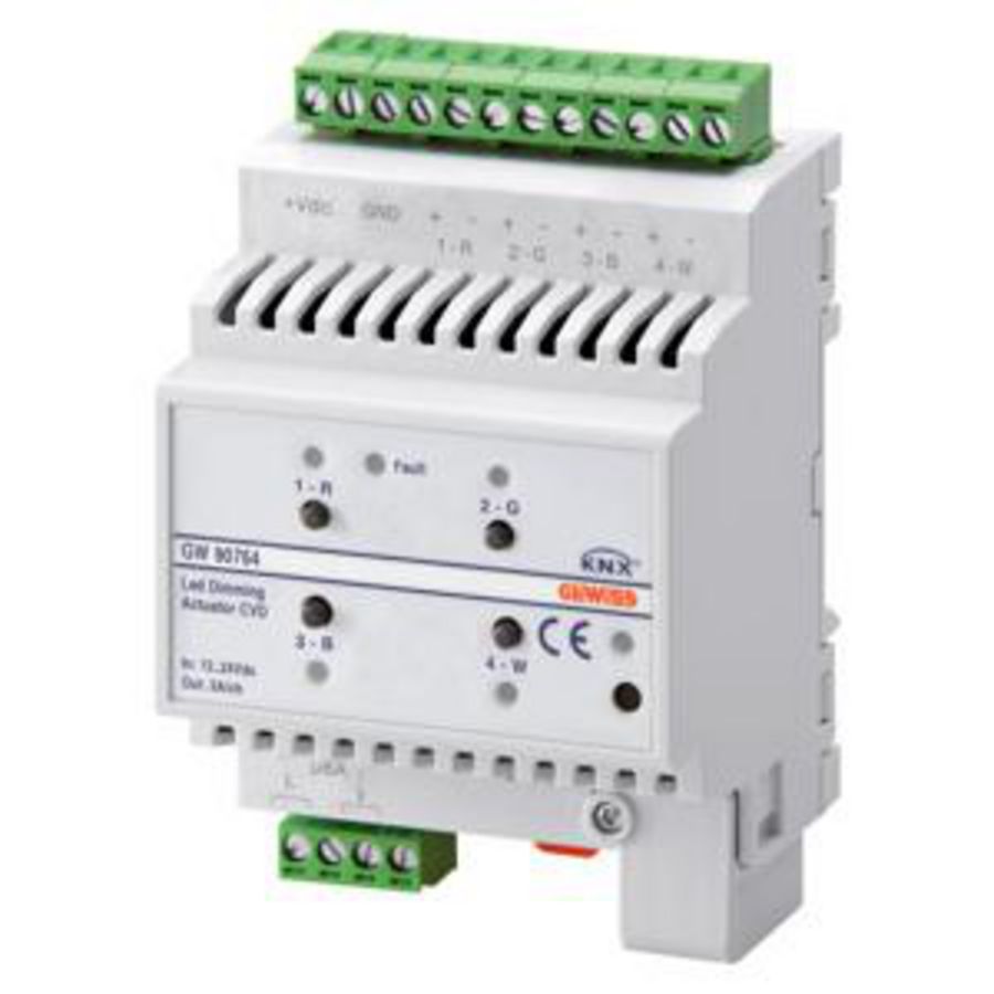 DIMMER AANDRIJVING LED-12-24 Vdc-CVD-4 KANALEN-KNX-IP20