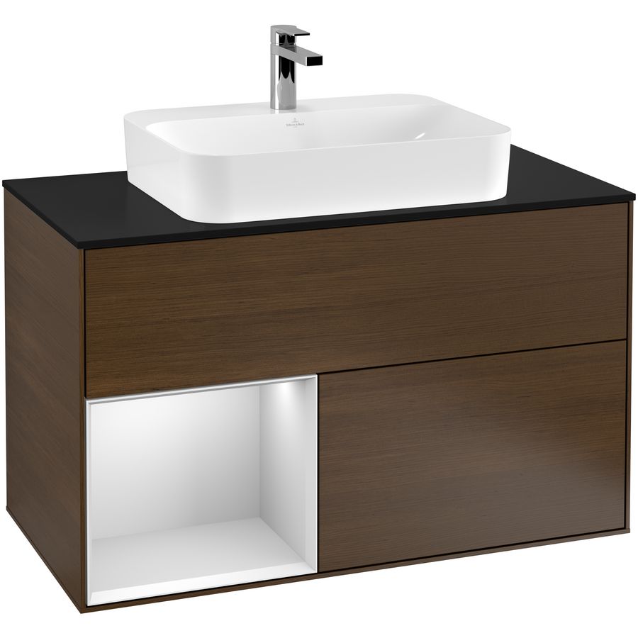 Wastafelonderkast Finion 1000x603x501mm W.Veneer F362MTGN