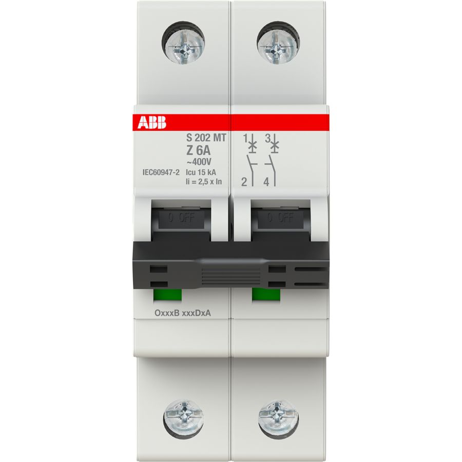 Installatieautomaat S200MT 2P Z6 10kA Tractie