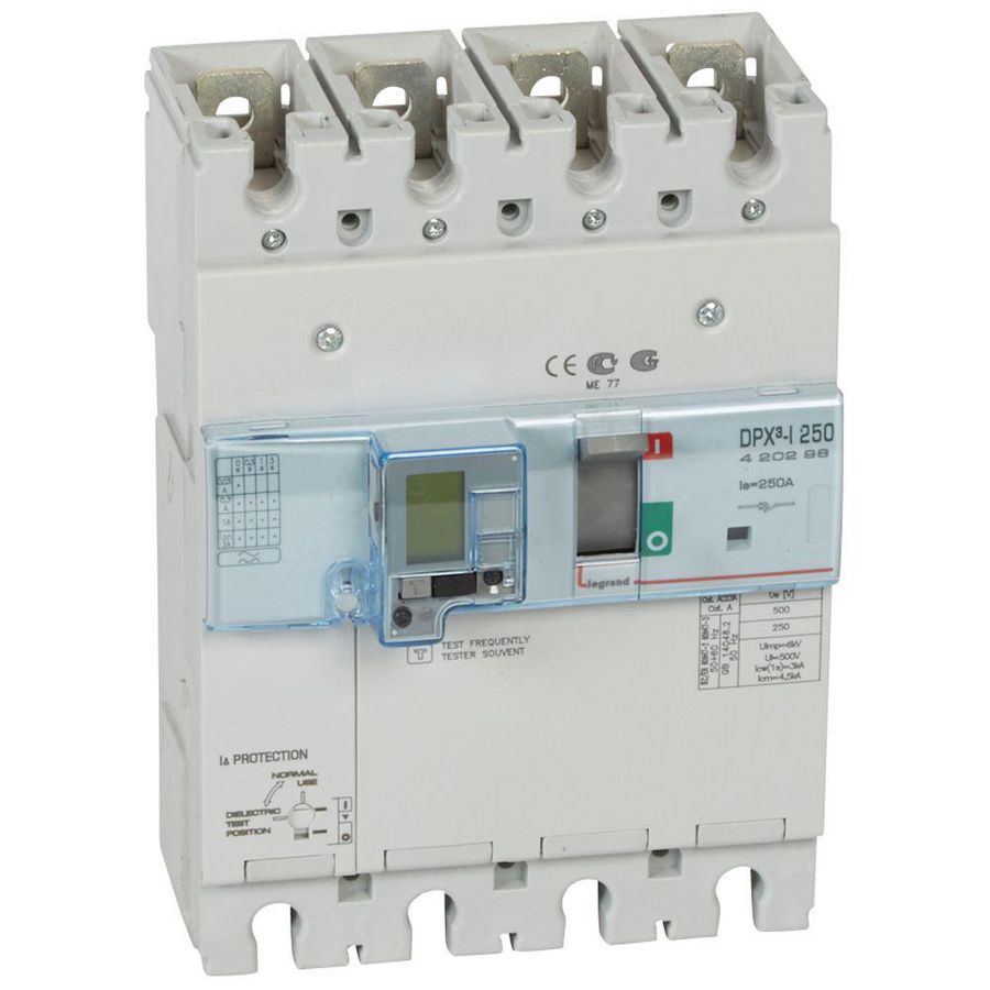 Switch 250A 4P + RCD DPX3