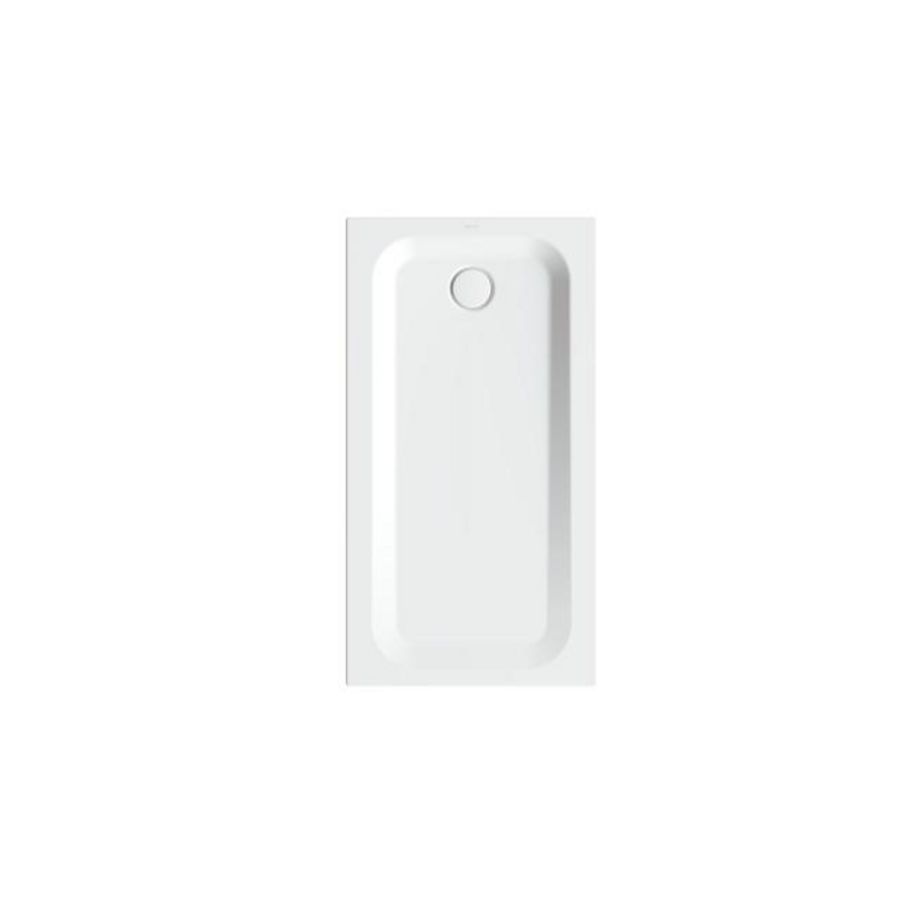 Douchebak geglazuurd staal BetteUltra 1400x750x35mm wit AS antislip Sense afvoer Ø90mm