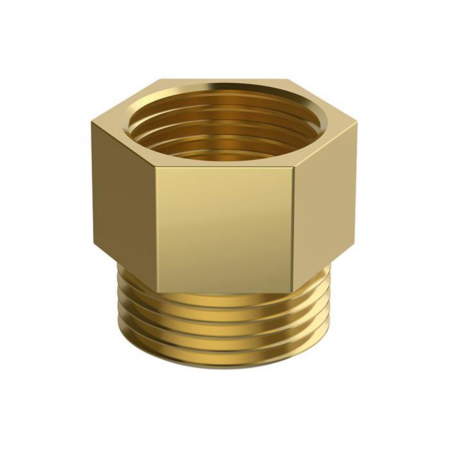 MB Nippel F/M 1" Messing, vlakd.
