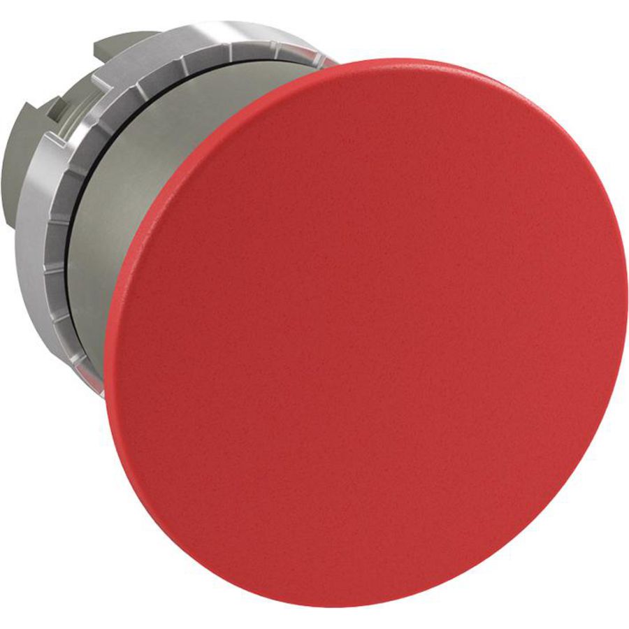 Drukknop paddestoeldrukknop Ø40mm terug verend rood