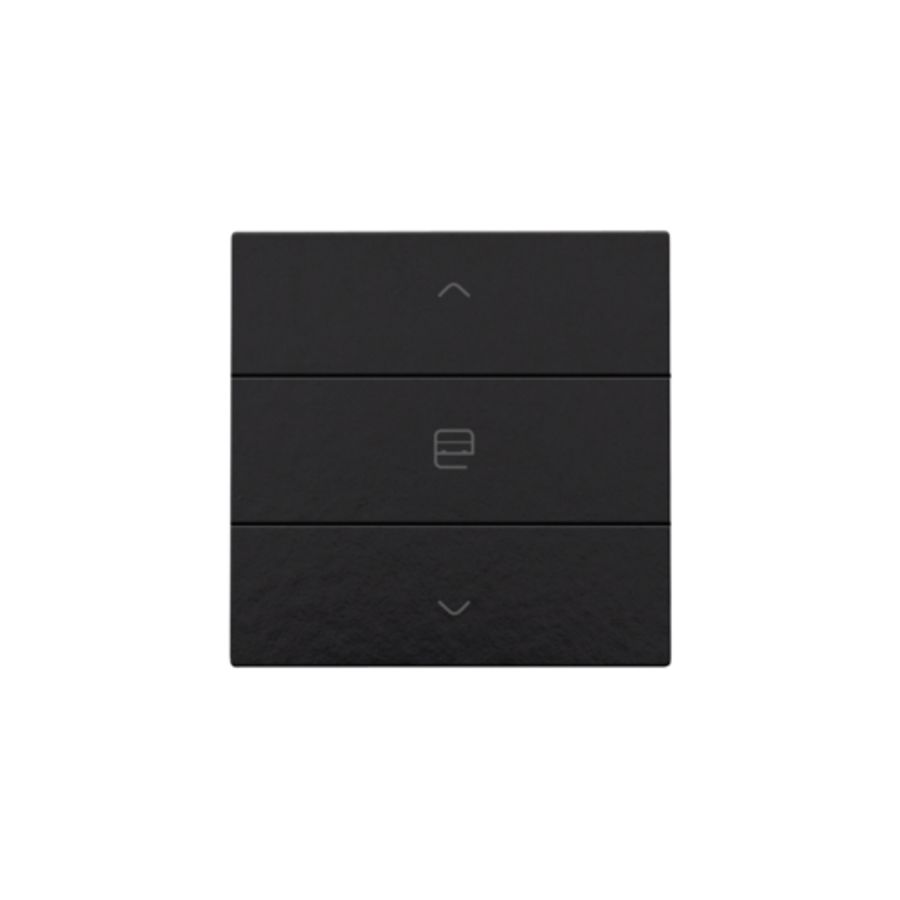 Enkelv. motorbediening Home Control piano black coated