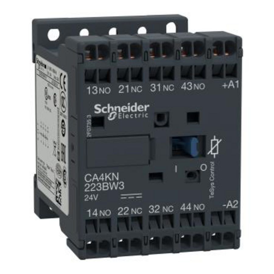 Hulpcontactor 2M+2V <=690V Stuurspanning 24V DC Veerk K