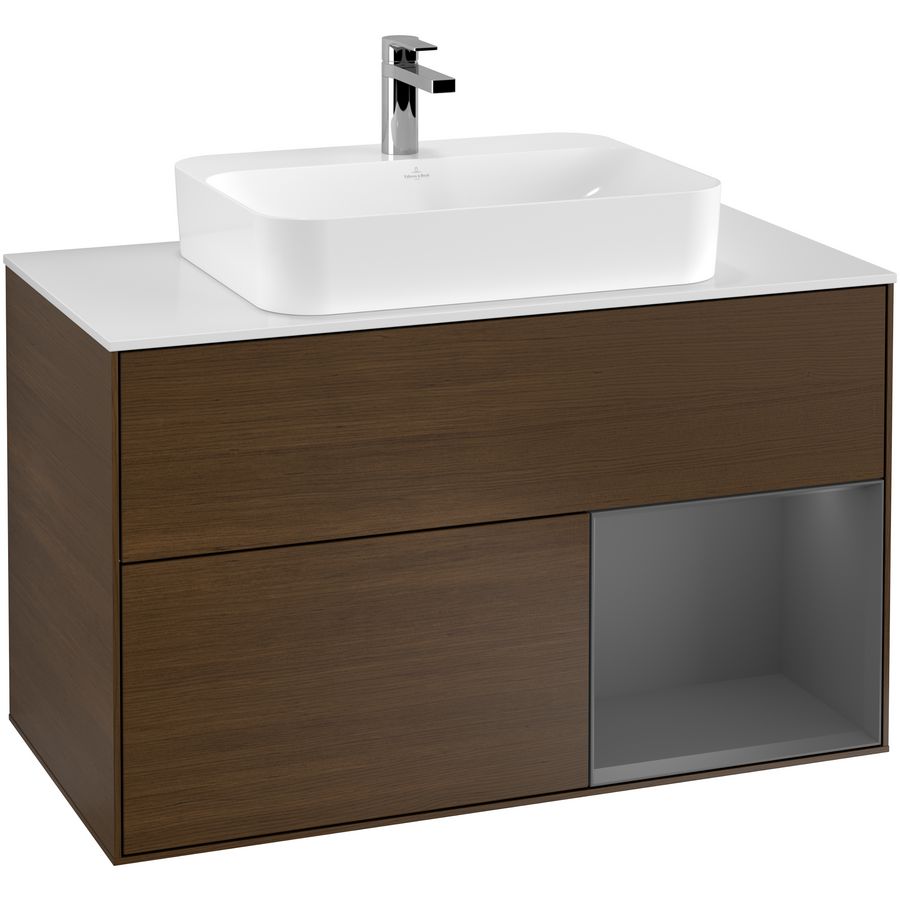 Wastafelonderkast Finion 1000x603x501mm W.Veneer F371GKGN